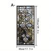 PVC Stained Glass Window Sticker Window Glass Stickers Simple Static Cling Privacy Protection Stained Glass Film Decor Decals