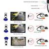 1080p Car Reversing Camera 170° Wide Angle Adjustable Lens Night Vision Parking Reversing Mirror CVBS Rear Backup Camera
