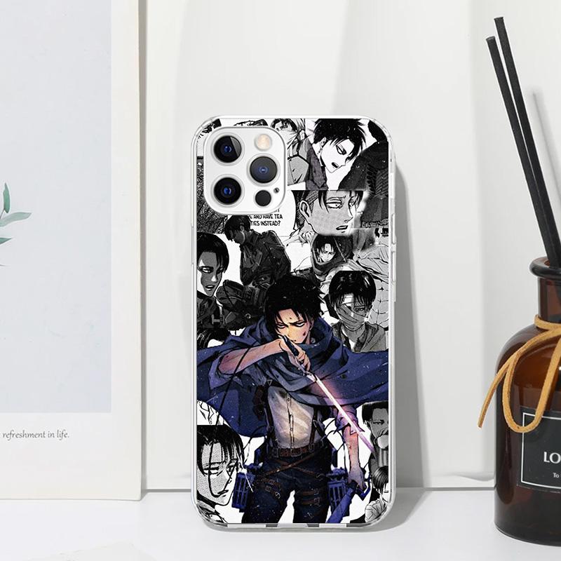 Attack-Titan Anime Phone Case For Iphone 17 Air 16 15 Plus 16E 14 Pro Max 13 Mini 12 11 7 8 SE Fundas Soft Back Cover 17 Air 16