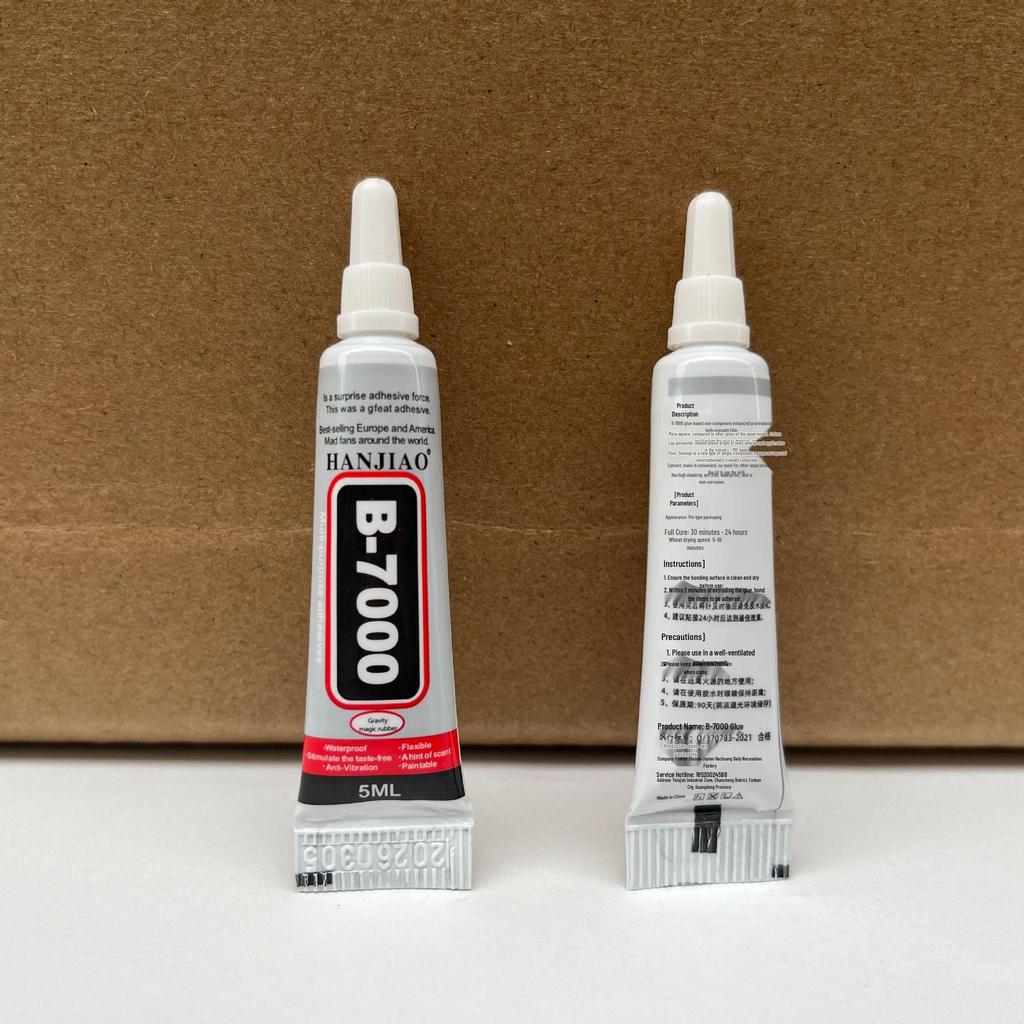 B7000 Strong Transparent Glue for DIY Jewelry, Mobile Frame Repair, and Sticky Diamonds