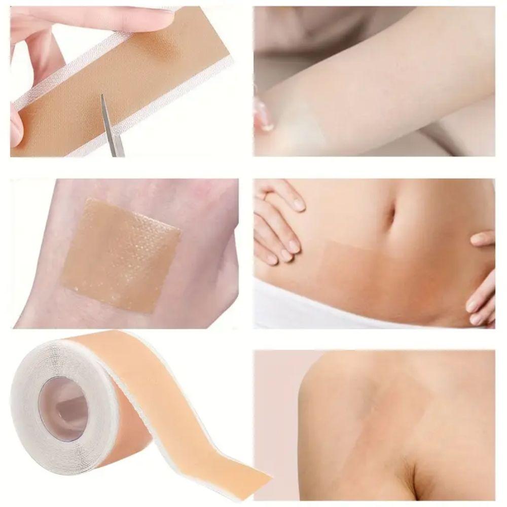 Self-Adhesive Silicone Scar Sheets Roll Easy-Tear Skin Cover Tape Soft Scar Treatment Tape  Trauma