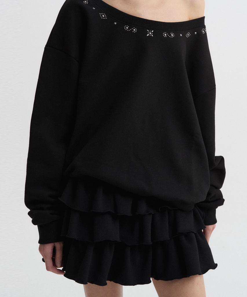 Diaeneseualumeon Soft Frilly Skirt Black