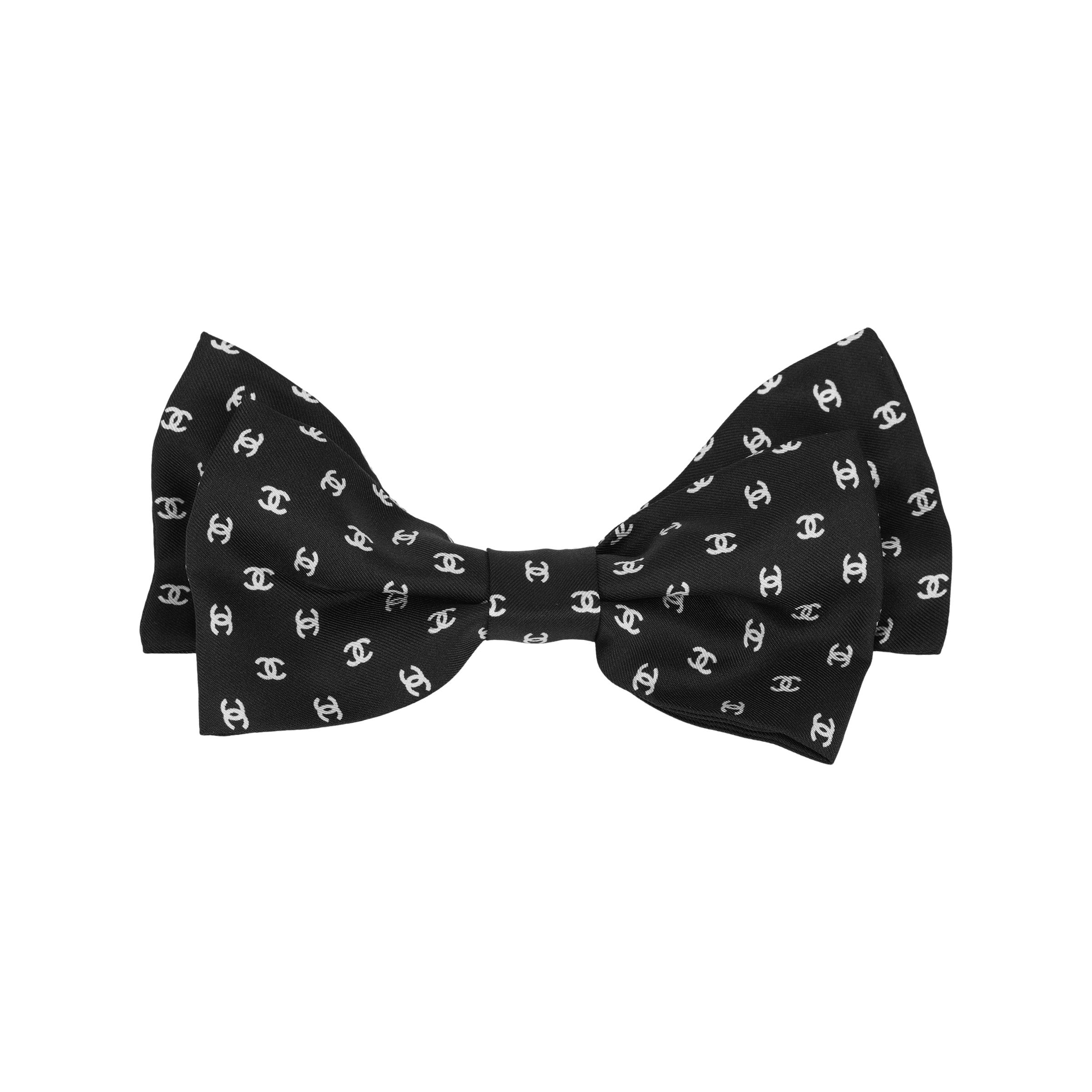 

Chanel 25P Spring Summer Printed Design Hair Clip Unisex Hair Accessories Black AB-25P-029 F,Black