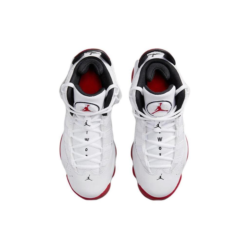 Air Jordan 6 Rings GS Blanco Rojo Universitario 323419-160