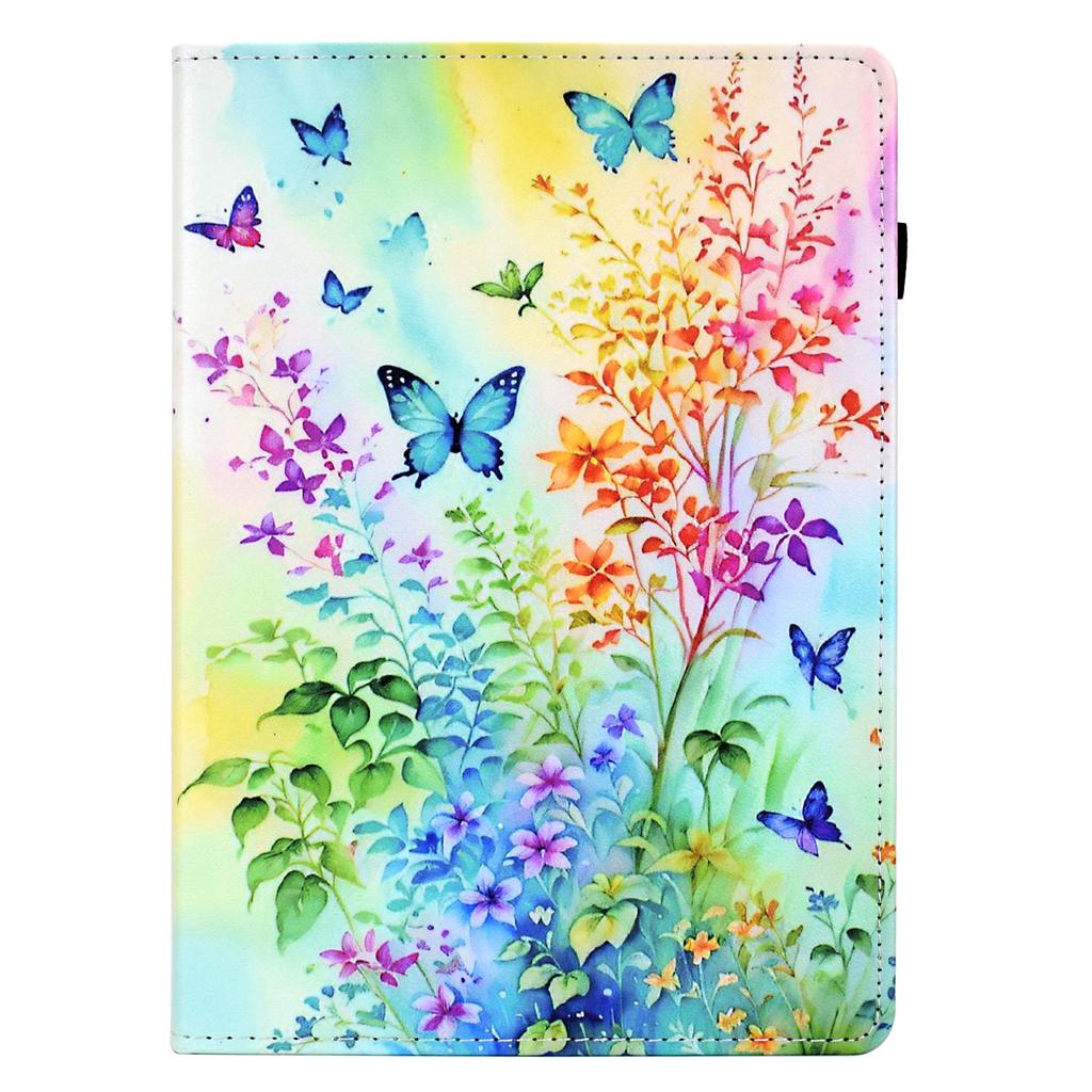For Lenovo Tab P11 Gen 2 TB-350/Xiaoxin Pad Plus (2023) Case Pattern Printing Card Holder Leather Tablet Stand Cover