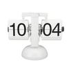 Flip Clock Large Number Battery Powered 304 Stainless Steel Tabletop Retro Flip Clock for Home Office 24 Hours