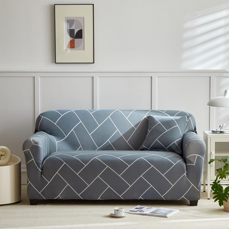 Anti Slip and Dust Proof Fabric Sofa Cover Cloth Ins Wind Elastic Sofa Cover Sofa Towel All Inclusive for All Seasons