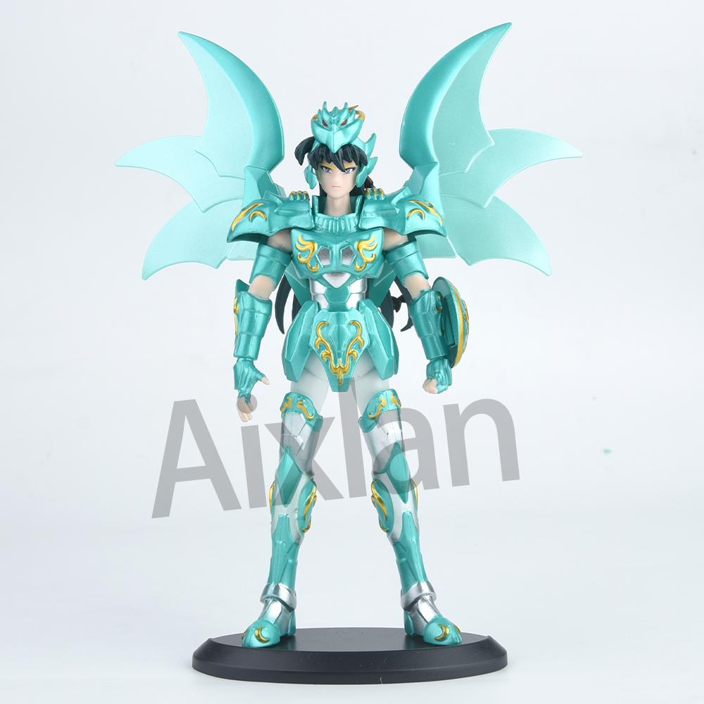 Aixlan 5PCS SET Saint Seiya Figure God Tenma God Hyoga 19CM  Saint PVC Action Figure Amine Toy Birthday Gift Ollectible Figurine