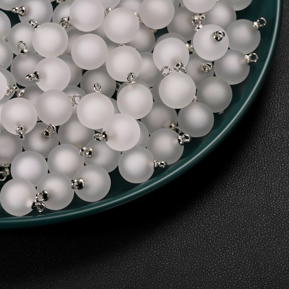 10pcs/lot Resin Frosted Multicolor Heart Charms For Handmade Bracelet Earrings Necklace Pendant DIY Jewelry Making Supplies