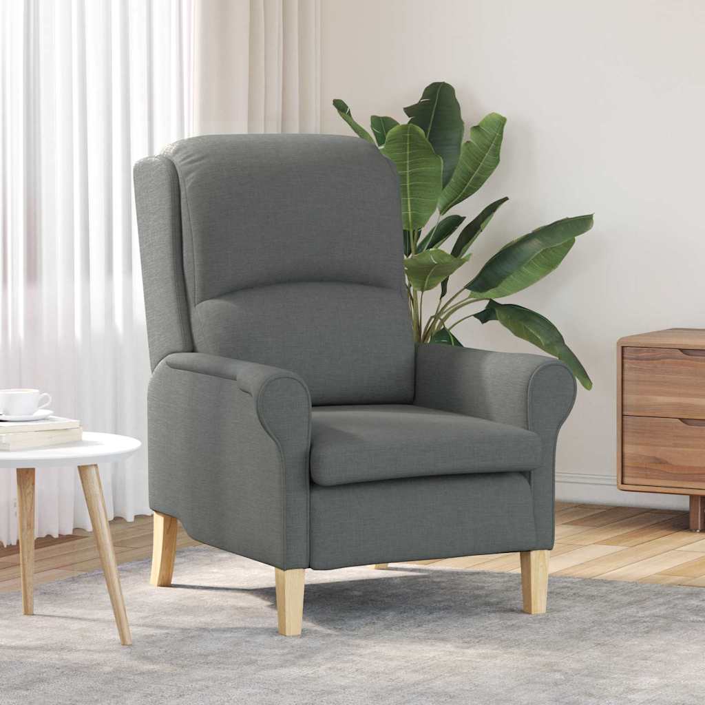 Armchair Dark Grey Fabric