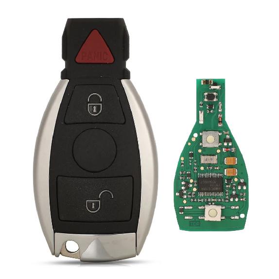Jingyuqin Inteligentny Pilot Kluczyk Samochodowy Dla Mercedes Benz Rok 2000+ Obsługuje Oryginalny NEC i BGA 315MHz Lub 433.92MHz 3 Przyciski