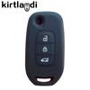 Silicone Key Case Car Key Cover for Renault Kwid 2023 Trafic Clio Kadjar Clio 5 Captur Arkana Sandero Stepway Logan Twingo