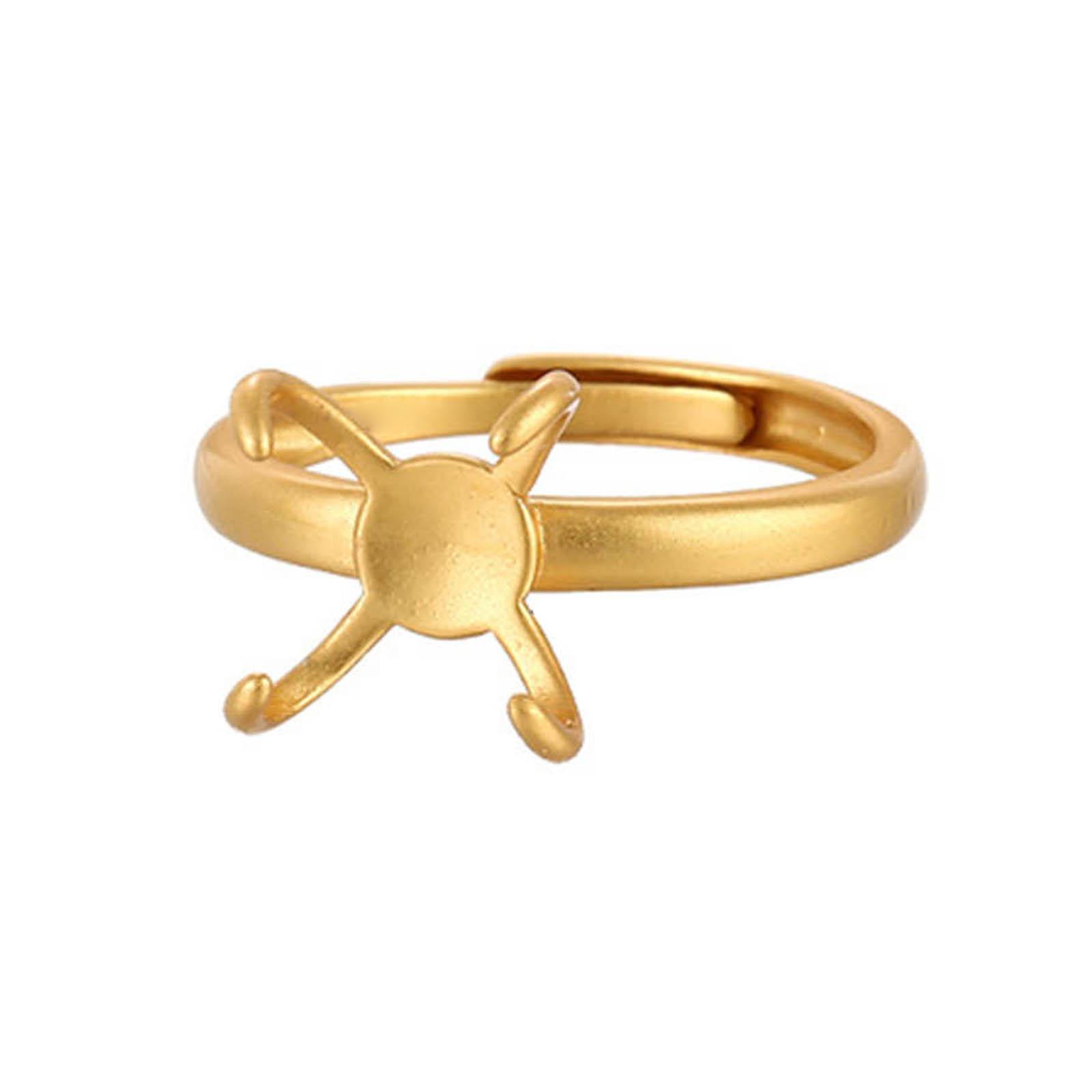 

Гетероморфные кольца Заготовка Пустая основа-лоток для изготовления колец своими руками Инкрустированная бирюзой Натуральный драгоценный камень Аксессуары для изготовления ювелирных изделий 86 золотой