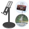 Universal Mobile Phone Holder Support Bracket Stand Height Angle Adjustable with Base for Desktopblack