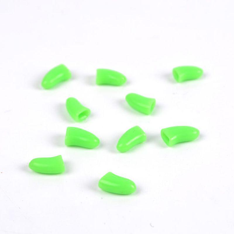 Pet 20pcs Dog Cat Nail Caps Pu Wrap Claw Paws Protect Clean Cute Safe Send Glue