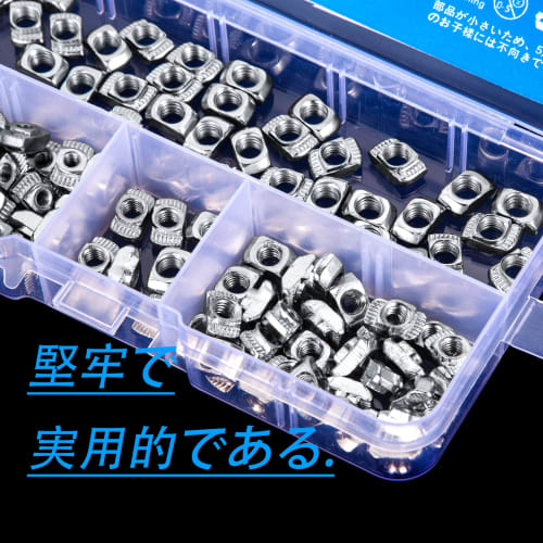 120pcs T-Nuts, T-Slot Nuts, M3, M4, M5, Hammer Head Clamping Nuts, High Hardness, Long Life
