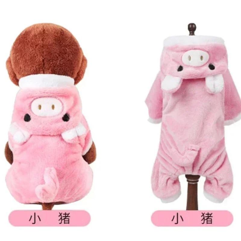 Dog Clothes Warm Fleece Pet Dogs Hoodie Dog Clothes for Small Dogs Winter Pet Clothing Puppy Cat Costume French Chihuahua Jacket