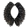 Elegant Lace Collar with Pearls Fashionable Women Collar Retros Neck Accessory for Fashionable Women