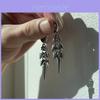 Geometric Zinc Alloy Hoop Earrings For Women With Moon Elements For Casual Wear