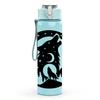 1PC Wolf Mountain Silhouette Graphic 750ml Color Plastic Sports Water Bottle Leakproof Flip Straw Lid Suitable for Sports Office Home Use