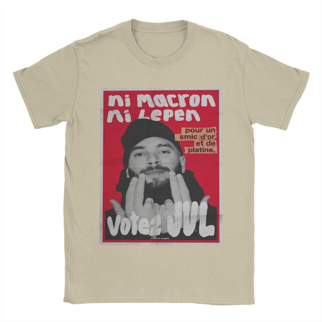 Vintage French Rapper Vote Juls Alien Music Tshirt Unisex Unisex O Neck Cotton T Shirts Short Sleeve Tee Shirt New Arrival Tops