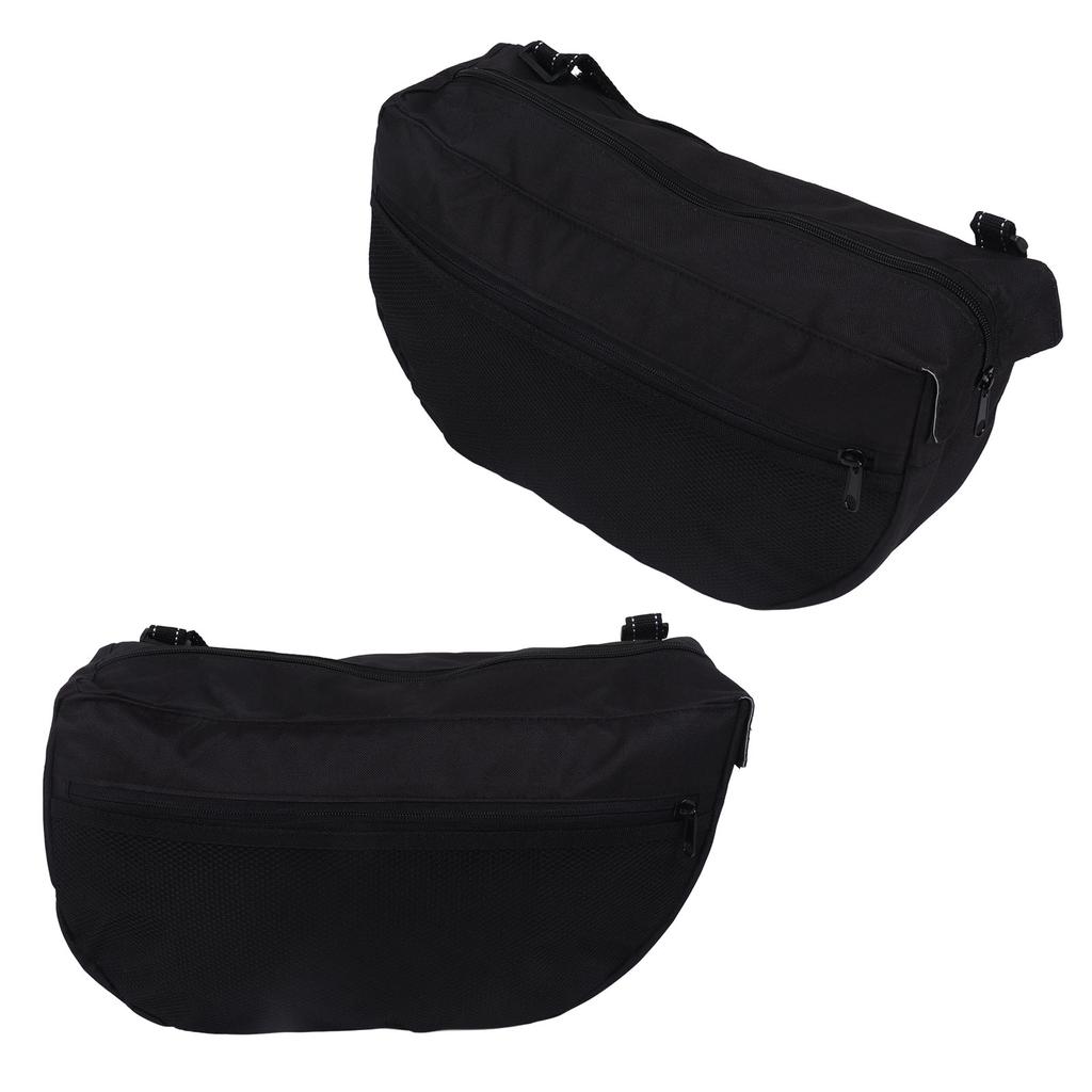 Side Sling Stroller Saddle Bag Adjustable Prevent Slipping Waterproof Baby Stroller Organizer with Pocket for Travel