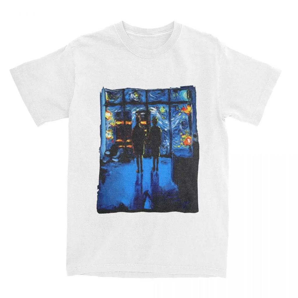 Sommer Herren Damen Fight Club Van Gogh Shirt Accessoires Baumwolle Oberteile T-Shirt Erstaunliche T-Shirts
