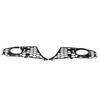 2pcs Front Bumper Fog Light Grille 5K0853665 Black Mesh Replacement for MK6 2009‑2013