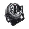 Car Compass High Precision Marine Compass Marine Ship Boat Direction Magnet Navigation Compass Adjustable Angle Indoor/Outdoor Suitable Black 01-No