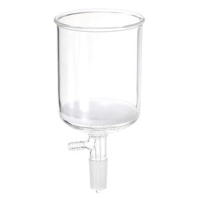 PATIKIL Buchner Funnel, 500ml, Borosilicate Glass with Fine Frit (G3), 24/40 Standard Taper, Internal Joint, Laboratory Grade, Clear, 95mm ID X 104mm