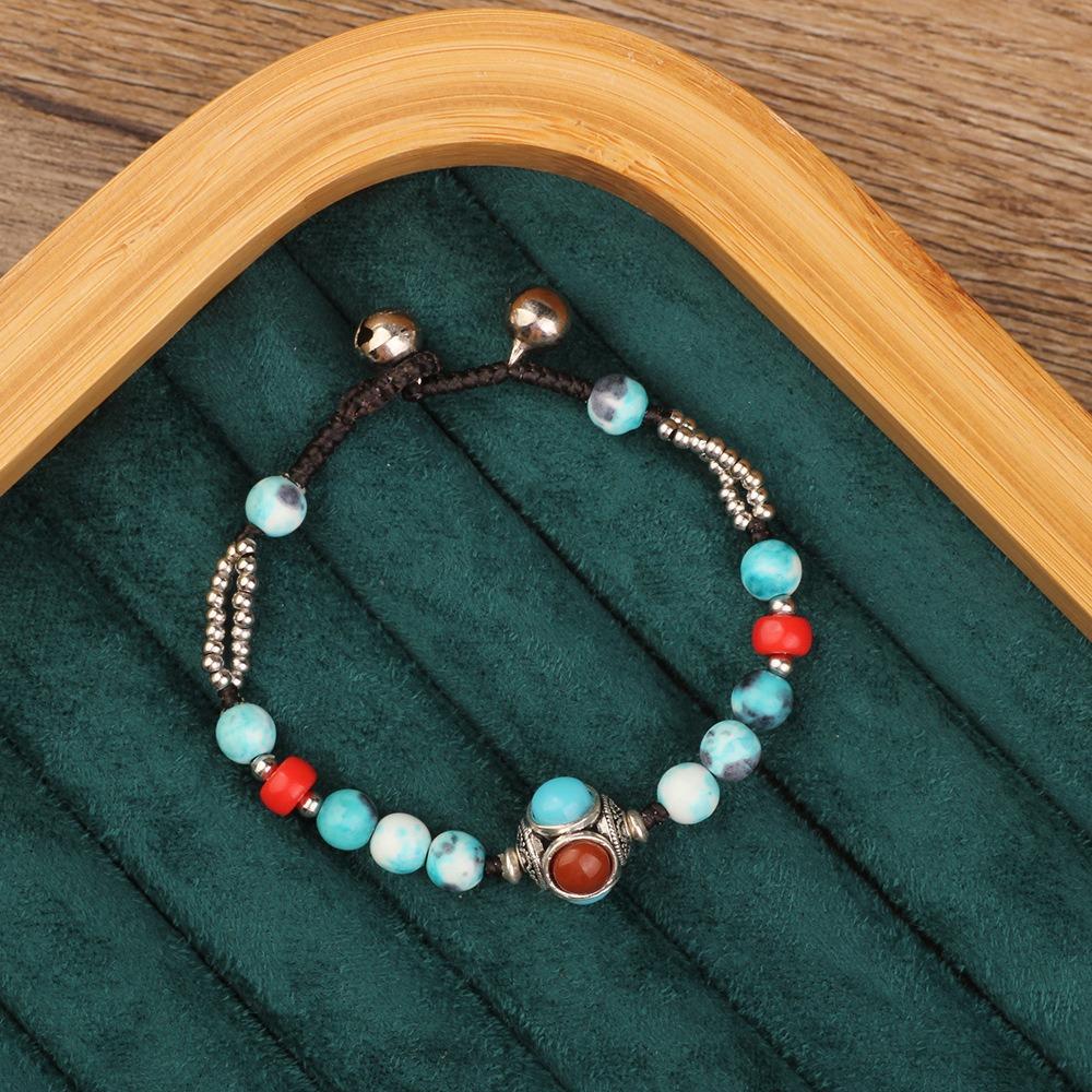 Braided Tibetan-style Bracelet Nepal Tibetan Style Vintage Beaded Bracelet Bohemian Bracelet  Gift