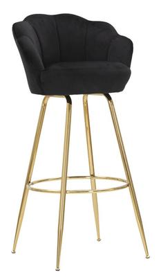 Bar Stool Bar Vienna Black Cm 55X53X110