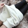 Super Thick and Thickened Jeans Women's Winter Velvet Lamb Wool Leggings High Waist Outer Wear Large Size Integrated Pants Thermal Cotton Pants