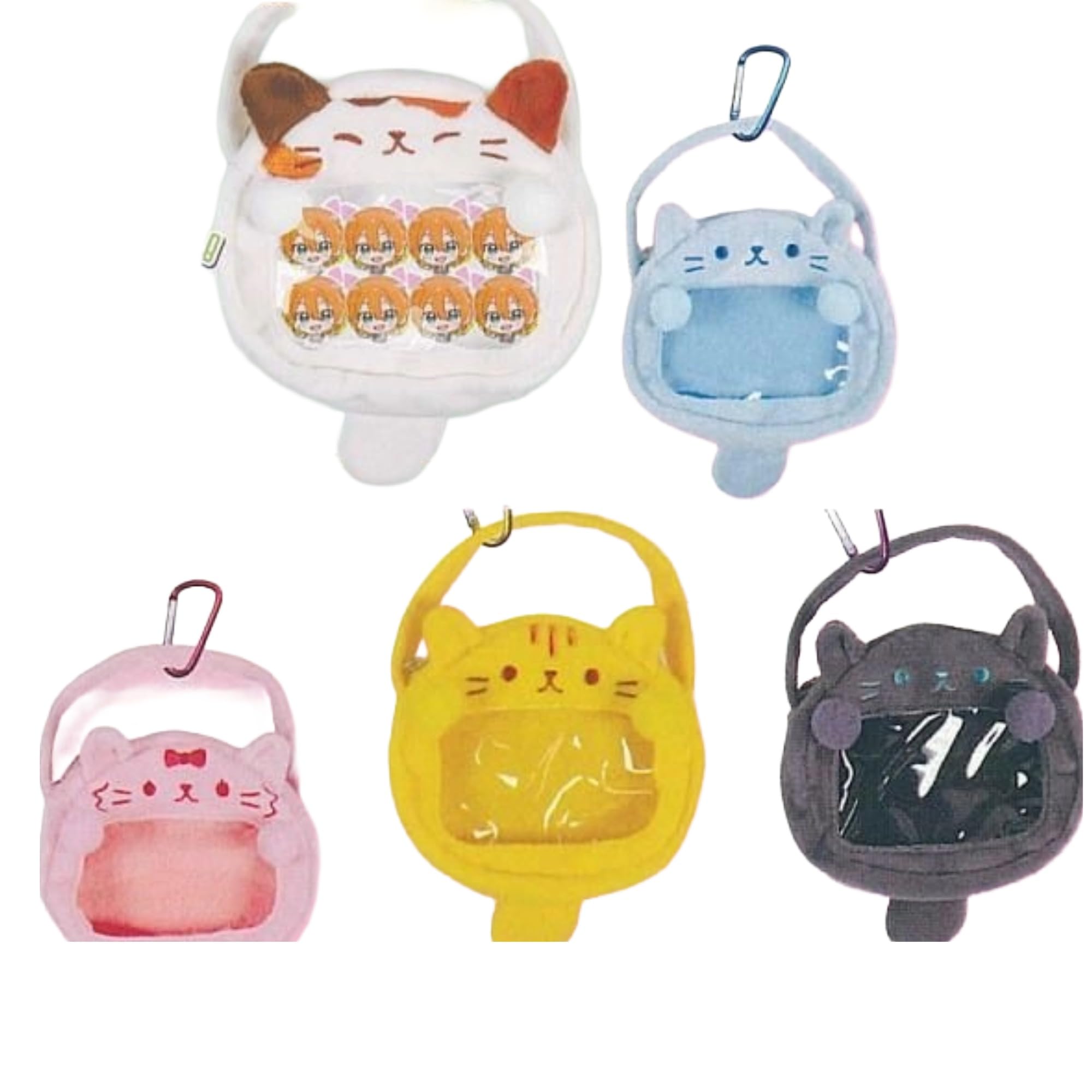Toys Spirits Truly Miniature Fan Bag Mascot Cat Type x Complete Set of 5 Types Gacha Gacha Capsule Toy Usable! - -