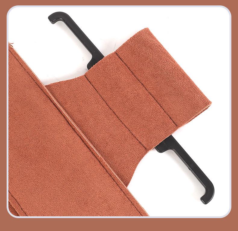 Universal Four-Season Breathable Suede Seat Cushion for New Energy Vehicles