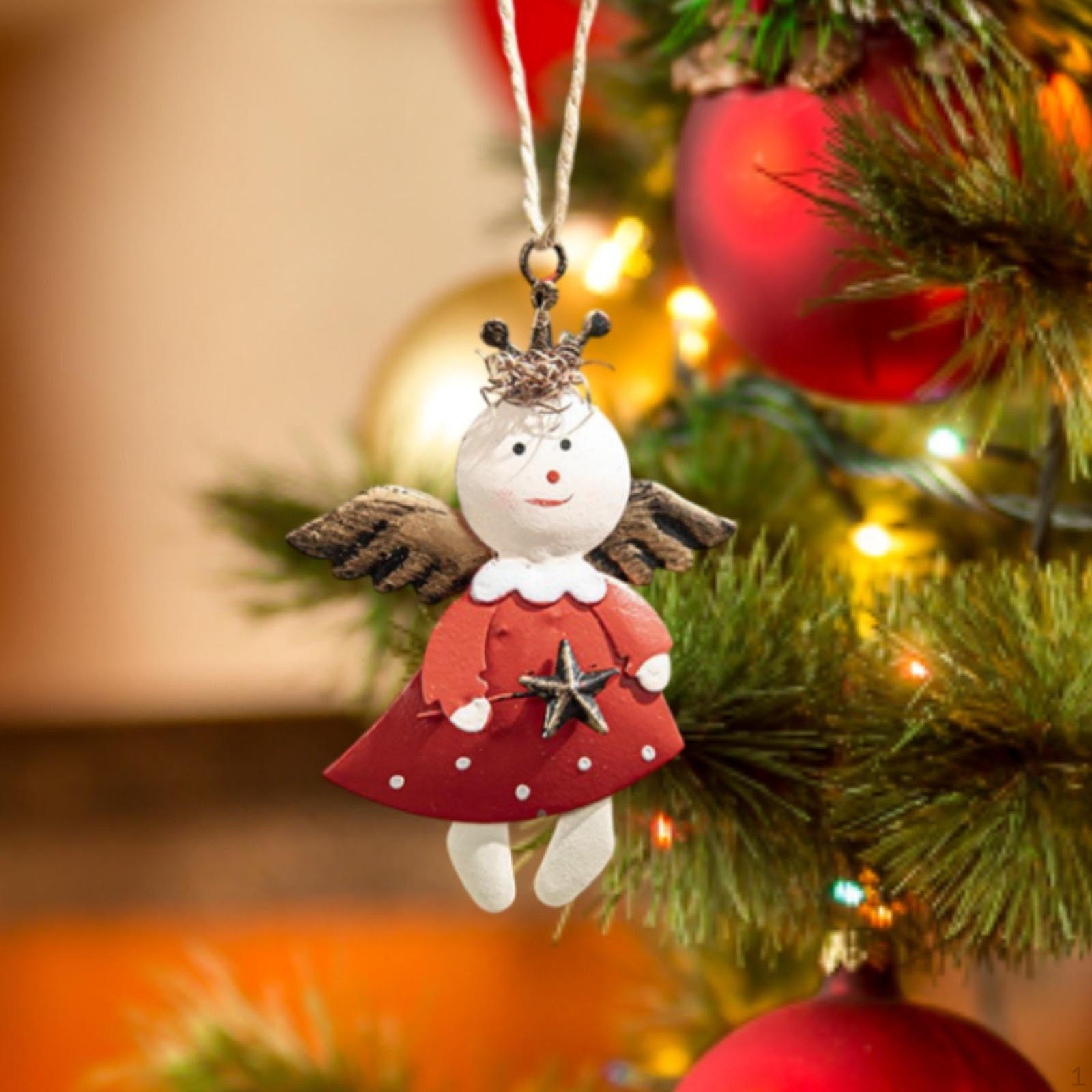 

Christmas Tree Ornament Xmas Decor Decorative DIY Supplies Iron Charm Pendant