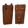 Vintage Leather Motorcycle Saddle Bags Set of 2  Handmade Full-Grain Heavy Duty Biker Luggage
