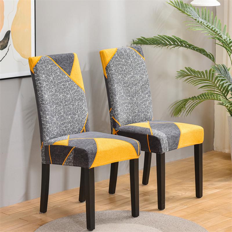 Chair Covers Set Of 1/2/4/6 Pcs, Parson Chair Slipcovers For Dining Room, Removable Kitchen Chair Cover For El And Ceremony
