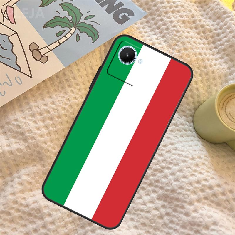 

Italy Flag Case For Realme C71 C75 C61 C53 C55 C33 C63 C51 C65 C67 11 12 13 14 Pro Plus GT6 GT7 15 Pro Realme C15