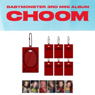 BABYMONSTER CHOOM Uchwyt na karty fotograficzne z PVC