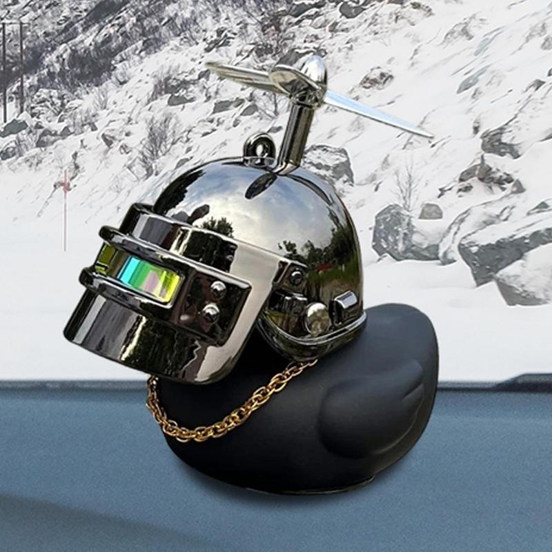 Motorcycle Handlebar Duck Squeeze Duck Dashboard Decorations Cute Yellow Duck Bicycle Accessories Ornaments Car Decorations