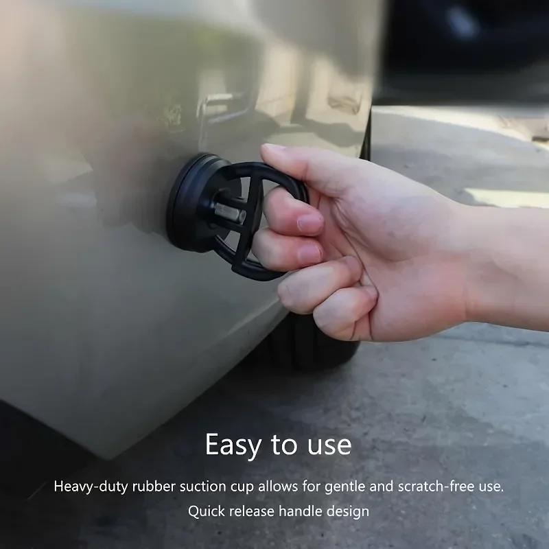 Compact Car Dent Puller Suction Cup - Rubber Bodywork Panel Remover Tool For Easy Vehicle Repair, Ideal For Camping & Hiking