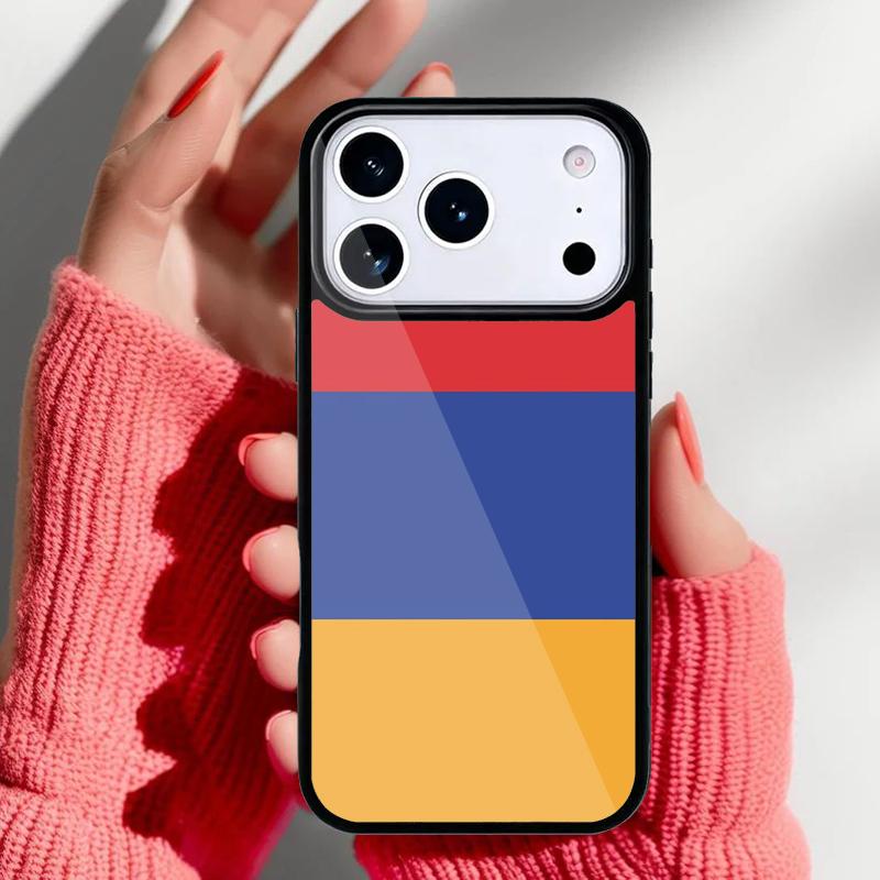 Armenia Russia Flag Coat of Arms Phone Case for iPhone 17 16 15 14 13 Pro Max Back Cover for 12 11 Pro Coque