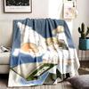 Natsume's Book of Friends Theme Blanket Suitable For The Sofa Camping And Travel Made Of Soft Flannel Material An Ideal Gift For Occasions Such As Bir