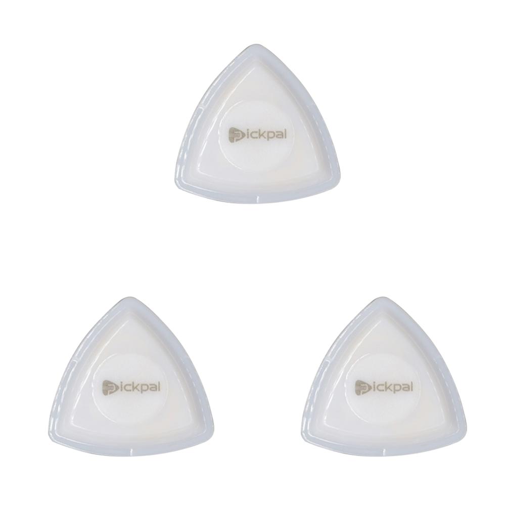 

3Pcs Glowing Guitar Picks with LED Light Touch Luminous Bass Plectrum (Pink)