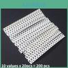 200pcs 10 Kinds 1206 Smd Resistor Kit 01 Ohm 1 Ohm 1206 1 Chip Resistor Assortment Kit New Electronics Components Set