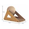 Triangular Cat Scratcher 2-in-1 Pet Supply Multifunctional for Living Room, Cats