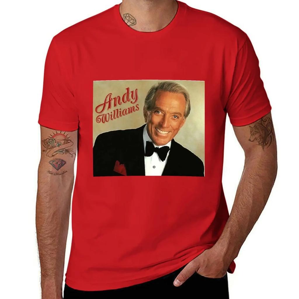 Andy Williams T-Shirt Rapper Graphic Tees Blacks Shirts Graphic Tee Graphic Shirts Mens Designer Clothes