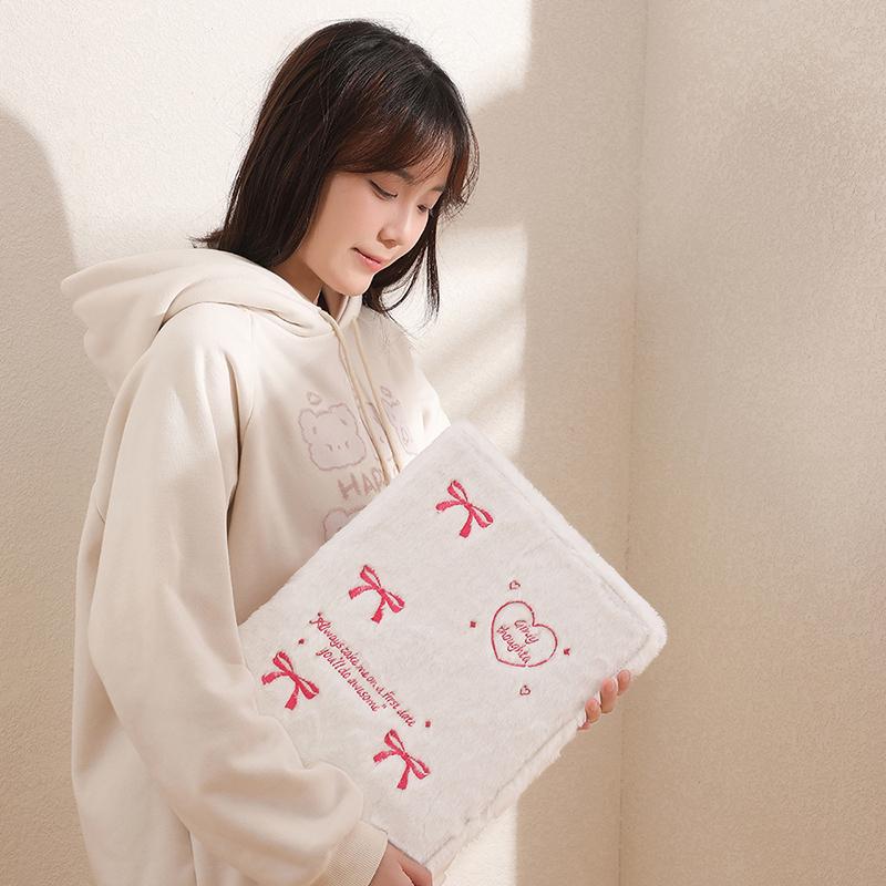 A4/A5 3 Inch Small Card Storage Bowknot Plush Photo Album Binder Photocard Collection Books Loose-Leaf Photocard Holder