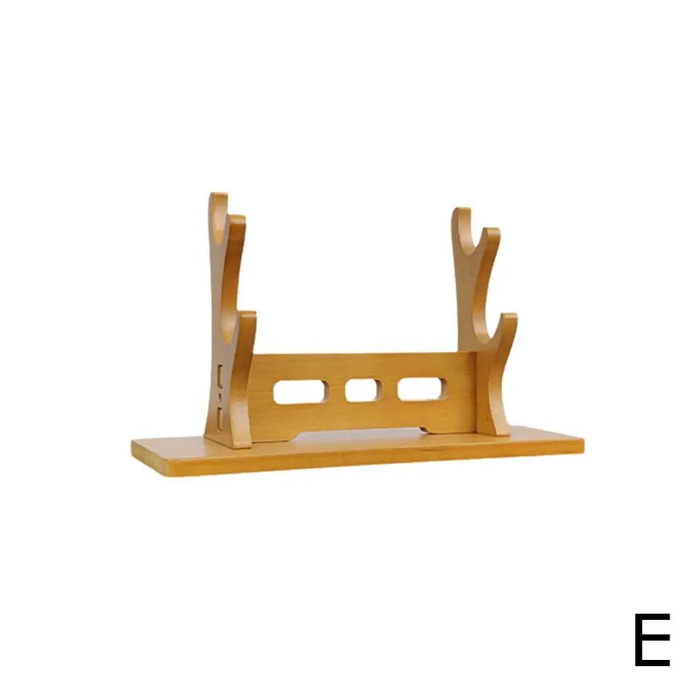 Stand Wooden Katana Storage Shelf Support Holder Samurai Rack Decoration Real size Sword Display Organizer Japanese Room Ka M0B3